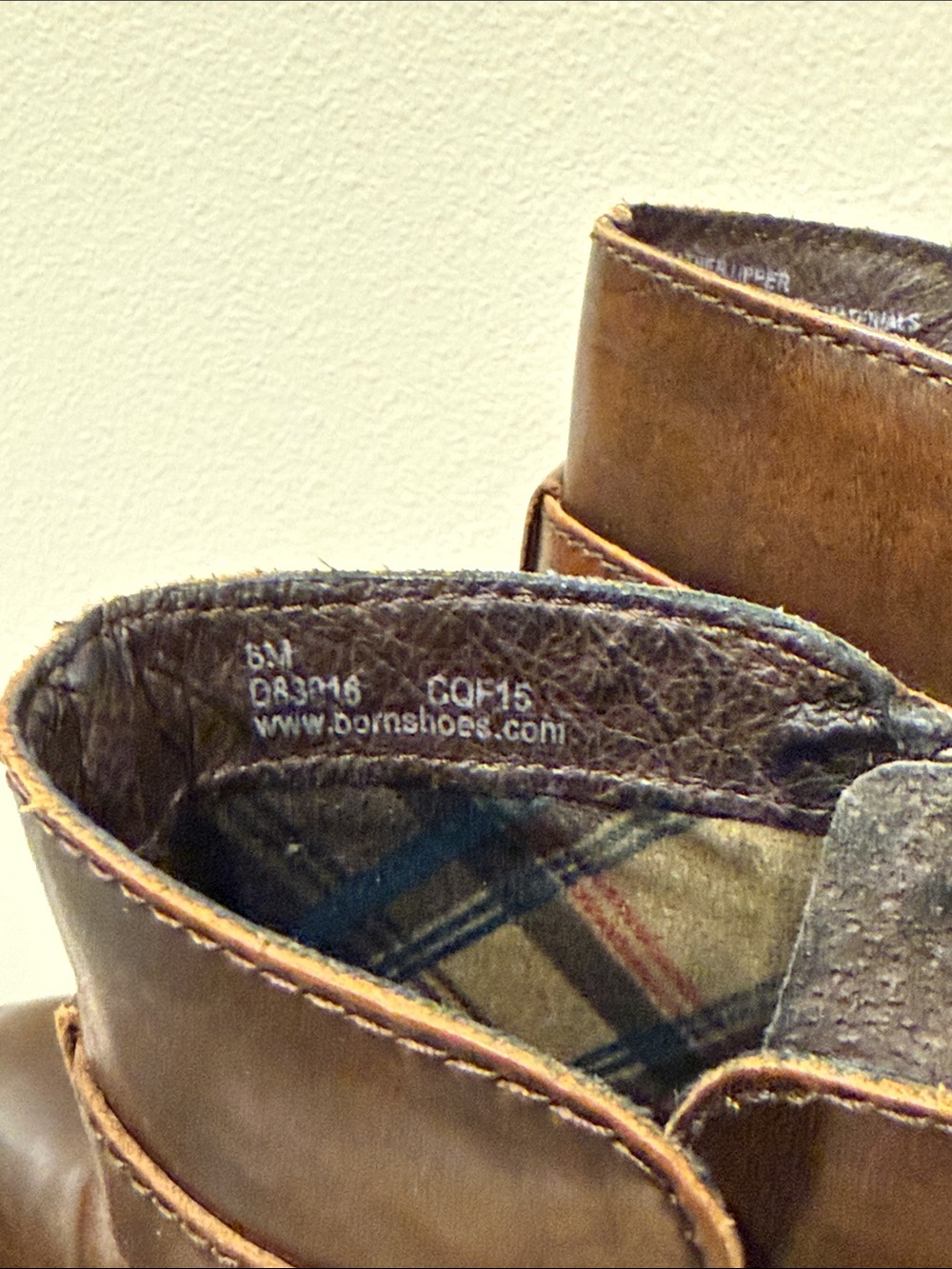 Born Brown Leather Buckle Ankle Boots - Picture 2 of 7